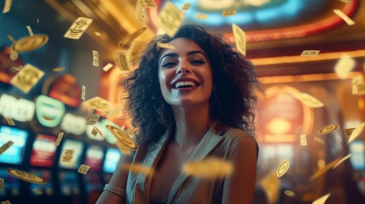 Tampilan penuh permainan Wild West Gold dengan simbol tema koboi dan gulungan 5x3